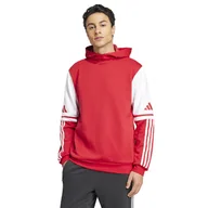 Bluzy męskie - Bluza adidas SQUADRA 25 Sweet Hoody JD2973 czerwony S - miniaturka - grafika 1