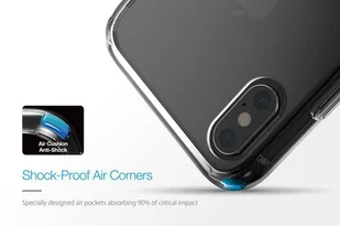 Just Mobile TENC Air Case - Etui iPhone Xs / X (Crystal Black) - Etui i futerały do telefonów - miniaturka - grafika 7