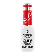 Lakiery hybrydowe - Lakier hybrydowy Victoria Vynn Pure Creamy Hybrid 222 Red Tattoo, 8 ml - miniaturka - grafika 1