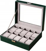 Biżuteria - akcesoria - PUDEŁKO ETUI ORGANIZER SZKATUŁKA NA ZEGARKI 10 G3 - miniaturka - grafika 1