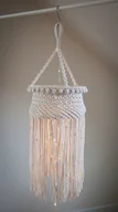 Dekoracje domu - Makramowy Abażur Lampa Lampion Makrama - miniaturka - grafika 1