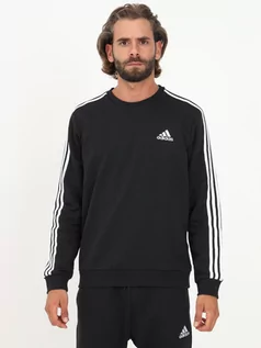 Swetry męskie - Sweter Polarowy Adidas 3 Stripe Czarny GK9106 XL Czarny (4064045348363 _EU) - grafika 1