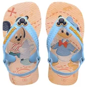 Buty dla dziewczynek - Havaianas Baby Disney Classics II, Pop Yellow, UK child 8.5 - miniaturka - grafika 1