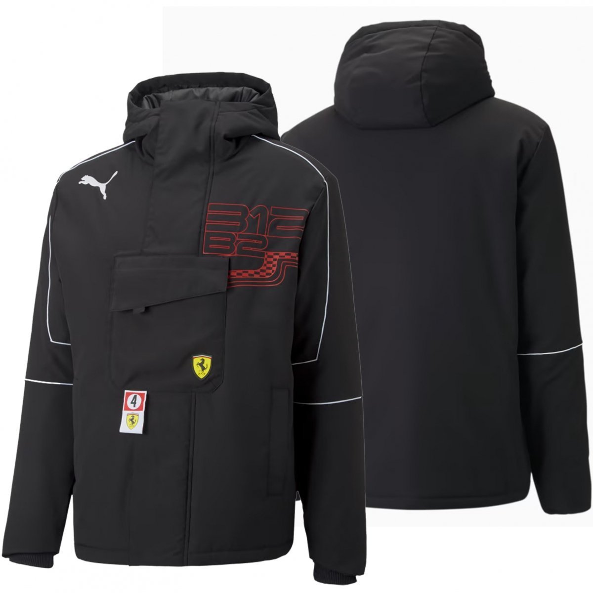 Puma Ferrari kurtka męska czarna z kapturem sportowa 535783 01 M