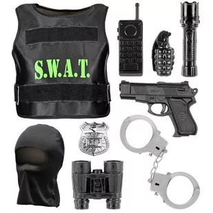 ZESTAW ANTYTERRORYSTY S.W.A.T. - Stroje karnawałowe - miniaturka - grafika 1