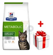 Sucha karma dla kotów - HILL'S PD Prescription Diet Metabolic Feline 3kg + niespodzianka dla kota GRATIS! - miniaturka - grafika 1