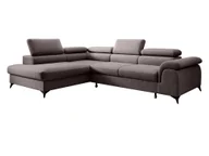 Narożniki - Kondela Narożnik ze składaną i miejscem do przechowywania Pony Roh L - szarobrązowy - miniaturka - grafika 1