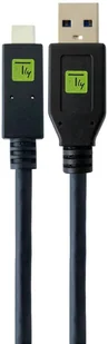 Techly USB3.1 Kabel Stecker Typ-A - Stecker USB Typ-C Schwar ICOC-MUSB31-CMAM20T - Kable komputerowe i do monitorów - miniaturka - grafika 1