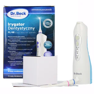 Dr. Beck FL-V8, irygator dentystyczny, Skyblue + 2 końcówki - Irygatory do zębów - miniaturka - grafika 1