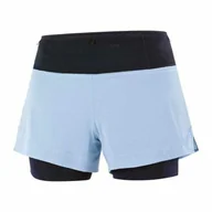 Spodnie sportowe damskie - Spodenki Sense Aero 2 in 1 Chambray Blue - miniaturka - grafika 1