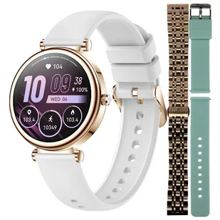 Zegarek Smartwatch Damski Hagen HB40.210.532.1210-SET biały - Smartwatch - miniaturka - grafika 1