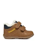Buty dla chłopców - Geox Trzewiki B Elthan Boy B461PA 000ME CR62G Brązowy - miniaturka - grafika 1