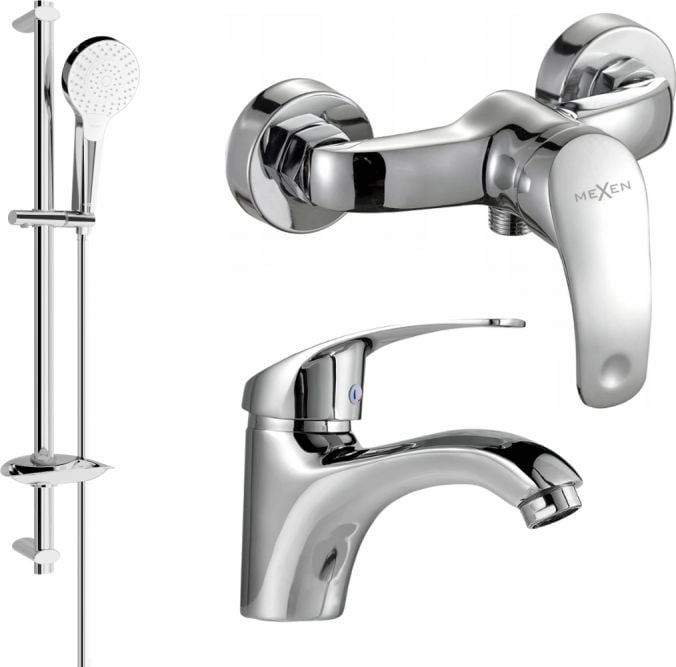 Mexen Fabia DB05 zestaw prysznicowy, chrom - 746504DB05-00