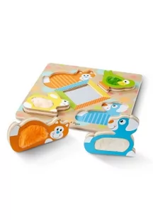 Melissa &amp; Doug Melissa &amp Doug Drewniana układanka sensoryczna z futerkiem - Układanki dla dzieci - miniaturka - grafika 2