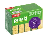 Akcesoria do myjek - Paclan Gąbka do naczyń Practi 5 szt. 136850 - miniaturka - grafika 1