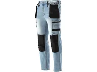 Odzież robocza - SPODNIE ROBOCZE MONTERSKIE STRETCH JEANS R. M - miniaturka - grafika 1