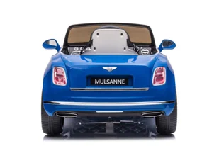 Auto Na Akumulator Bentley Mulsanne Niebieski Lakierowany - Tory, garaże, parkingi - miniaturka - grafika 5