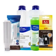 Akcesoria i części do ekspresów do kawy - Zestaw Melitta - AL-TES46, Latteo 500ml, Verde 250, MELITTA Perfect Clean Tabletki czyszczące - miniaturka - grafika 1