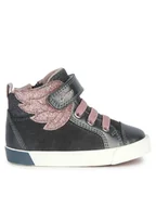 Buty dla dziewczynek - Geox Sneakersy B Kilwi Girl B36D5A 022NF C9F8W M Szary - miniaturka - grafika 1