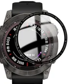Akcesoria do smartwatchy - Szkło Hybrydowe Full Glue 5D Do Garmin Fenix 6 Czarny - miniaturka - grafika 1