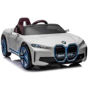 Samochód dla dziecka ENERO BMW I4 Biały - Pojazdy elektryczne dla dzieci - miniaturka - grafika 1