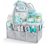 Torby i organizery dla mam - Organizer Na Pieluszki Torba Dla Mamy Dziecka Filc - miniaturka - grafika 1