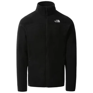 Bluza The North Face 100 Glacier Full-Zip 0A5IHQJK31 - czarna - Bluzy sportowe męskie - miniaturka - grafika 1