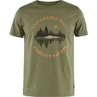 FJÄLLRÄVEN Fjällräven Męski T-shirt Forest Mirror M zielony M 87045 - Koszulki męskie - miniaturka - grafika 1