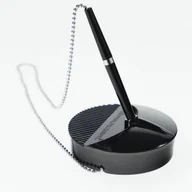 Długopisy - Fellowes długopis bankowy z bazą ciężką, czarny (9821502) - miniaturka - grafika 1