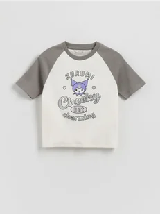 Reserved - T-shirt Kuromi - wielobarwny - Koszulki dla dziewczynek - miniaturka - grafika 1