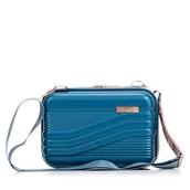 Kosmetyczki, organizery i kuferki - Kuferek Semi Line T5812-1 Granatowy - miniaturka - grafika 1