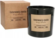 Świece - ŚWIECA ZAPACHOWA ŚWIECZKA SZKLANA DREWNIANY KNOT - miniaturka - grafika 1