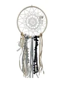 Wyposażenie pokoiku dziecięcego - Zawieszka boho dekoracja na ścianę 20x55 Łapacz snów dreamcatcher - miniaturka - grafika 1