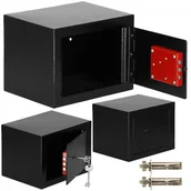 Sejfy i kasy pancerne - Sejf domowy na pieniądze, kasetka, skrzynka czarny - miniaturka - grafika 1