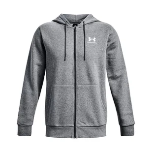 Bluza fitness męska Under Armour Essential Fleece Full Zip Hood - Bluzy sportowe męskie - miniaturka - grafika 1