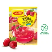 Kisiel - Winiary Kisiel z cukrem malinowy smak 77 g SPAR-7613030333708 - miniaturka - grafika 1