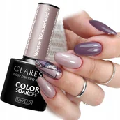 Lakiery hybrydowe - Claresa Lakier Hybrydowy Hybryda Taupe Szary Beż Winter Wonderland 9 - miniaturka - grafika 1