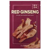 Maseczki do twarzy - The Saem The Saem Natural Red Ginseng Mask Sheet - 21 ml / 1 szt 2100385 - miniaturka - grafika 1