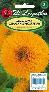 Słonecznik Ozdobny Wysoki Pełny 2g nasion legutko - Nasiona i cebule - miniaturka - grafika 1