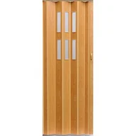 Drzwi wewnętrzne - Drzwi harmonijkowe PIONEER GLASS 616 84 x 202 cm jabłoń - miniaturka - grafika 1