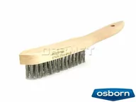 Narzędzia warsztatowe - Szczotka drewniana druciana 4-rzędowa ręczna z drutem ze stali nierdzewnej - OSBORN (0001 151 394) - miniaturka - grafika 1