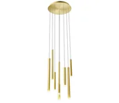 Lampy sufitowe - Redo 01-2050 - LED Żyrandol na lince MADISON 8xLED/4W/230V złoty - miniaturka - grafika 1