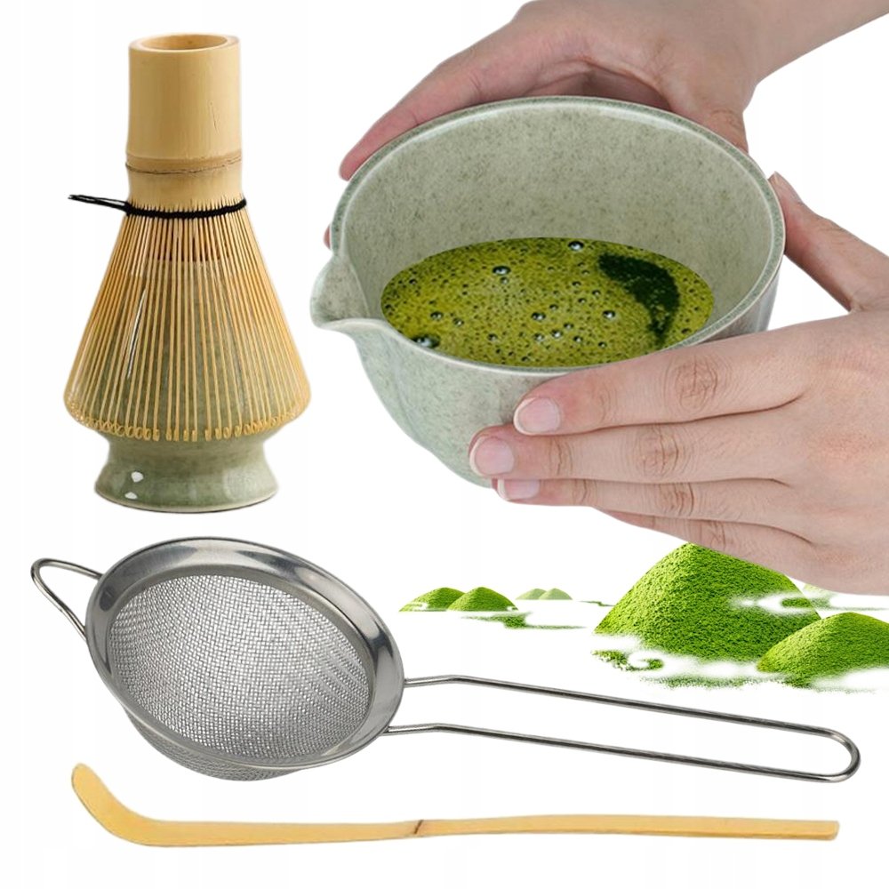 Zestaw Startowy Matcha Zestaw Do Herbaty Matcha 5W1
