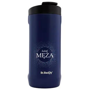 Kubek termiczny do kawy Dr.Bacty Notus 360 ml - Mąż - granatowy - Kubki termiczne - miniaturka - grafika 1