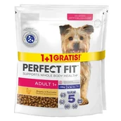 Sucha karma dla psów - Karma dla psa PERFECT FIT Adult 1+ Kurczak 2 x 825 g 1+1 Gratis - miniaturka - grafika 1