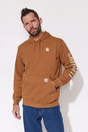 Bluzy męskie - Bluza Carhartt Rain Defender Midweight Sleeve Logo - miniaturka - grafika 1