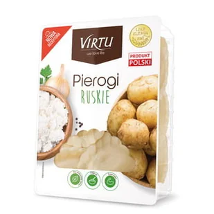 Pierogi Ruskie Virtu 1Kg - Szybkie dania obiadowe - miniaturka - grafika 1