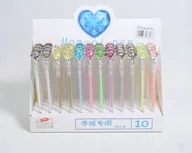 Cienkopisy - DŁUGOPIS diament brylant CIENKOPIS ŻELOWY - miniaturka - grafika 1