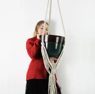 Kwietniki - OGROMNY Kwietnik Makrama 004 - miniaturka - grafika 1