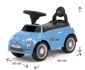 Jeździki dla dzieci - Pojazd Fiat 500 Blue - miniaturka - grafika 1